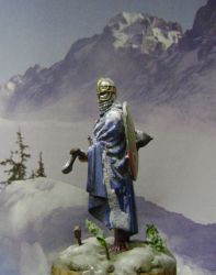 Sergio 'ente per ente' PALUMBO - Anglo- Saxon  Warrior in 54 mm. - vista laterale 2  